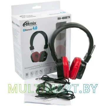 Наушники Ritmix RH-480BTH Red картинка 3